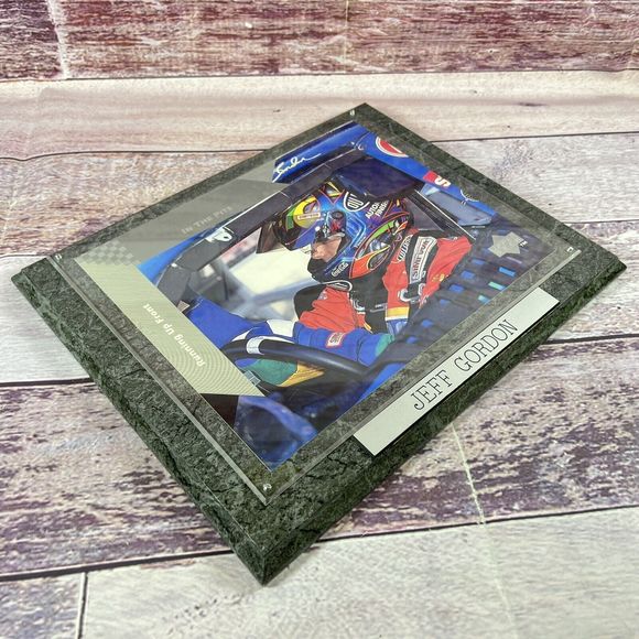 VTG Jeff Gordon #24 Racing NASCAR Upper Deck Oversized Card 13x10” Wall Plaque - Picture 4 of 13